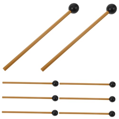 ifundom 4-Paar Marimba Schlägel Percussion Sticks Trommel Schlägel Leichte Musical Drumsticks für Anfänger Profis von ifundom