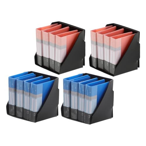 ifundom 4 Sätze Miniatur Puppenhaus Aktenordner Realistischer Mini Dokumentenhalter Kompakter Desktop Organizer Vielseitig für Puppenhaus Büro-Dekoration und Rollenspiel Zubehör ifundom 4 Sätze Miniatur Puppenhaus Aktenordner Realistischer Mini Dokumentenhalter Kompakter Desktop Organizer Vielseitig für Puppenhaus Büro-Dekoration und Rollenspiel Zubehör von ifundom