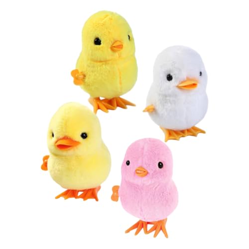 ifundom Ostern Mini Küken Wind up Hopping Spielzeug Set 4 Stücke Huhn Spielzeug Für Party Spielzeug von ifundom