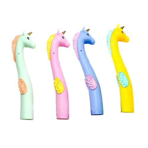 ifundom 4 Stück Einhorn Spielzeugbaby Dinosaurier Plüsch Babyzubehör Pfote interaktives Unicorn Toys for Handpuppenspielzeug Fingerpuppenstütze von ifundom