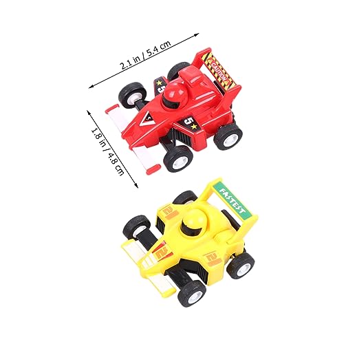 ifundom 4 Stück Kinder ziehen Spielzeug zurück Spielzeug für Kinder kinderspielzeug Kid Toys puppenwagen Mini-Rennwagen Rennwagen Spielzeug Kart-Rennwagen Mini-Spielzeug zum Zurückziehen von ifundom