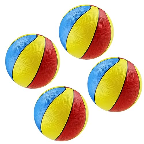 ifundom 4 Stück Kinderbasketball für kinderspielzeug kinderknallzeug spielsachen für Ballspiele spielsachen spielzeuge für Kid Toys aufblasbarer Ball von ifundom