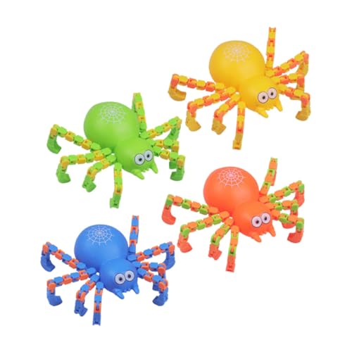 ifundom 4 Stück Mechanische Spinne Lustige Dinge Spielzeug Für Kinder Kinderspielzeugspinnen Spiderverse Spinnenspielzeug Für Heimwerker Umwandelbares Spinnenspielzeug Flexibles von ifundom