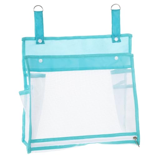 ifundom 4 Stück Netztasche Zur Aufbewahrung Von Spielzeug Badewannen-Organizer Für Wanne Badewanne Spielzeughalter Badespielzeugnetz Badespielzeug-netzbeutel Badespielzeugtasche Sky-Blue von ifundom