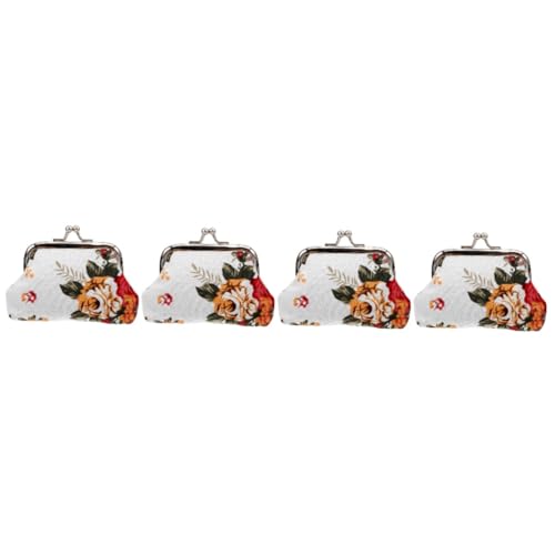 ifundom 4 Stück Puppenhaus-Tasche Kinder geldbörse portmonee Kinder die Einkaufstasche Tragetasche Puppengeldbeutel Mini-Taschenmodell Miniatur Heimtasche Spielzeug Puppentasche Mikroszene von ifundom