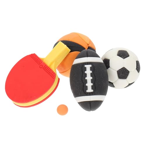 ifundom 4stücke Mini Sport Modell Für Puppenhaus Teiliges Zubehör Mit Fußball Basketball Rugby Und Tischtennis Für Kreative Raumdekoration Und Fotorequisiten Farben Zufällig ifundom 4stücke Mini Sport Modell Für Puppenhaus Teiliges Zubehör Mit Fußball Basketball Rugby Und Tischtennis Für Kreative Raumdekoration Und Fotorequisiten Farben Zufällig von ifundom