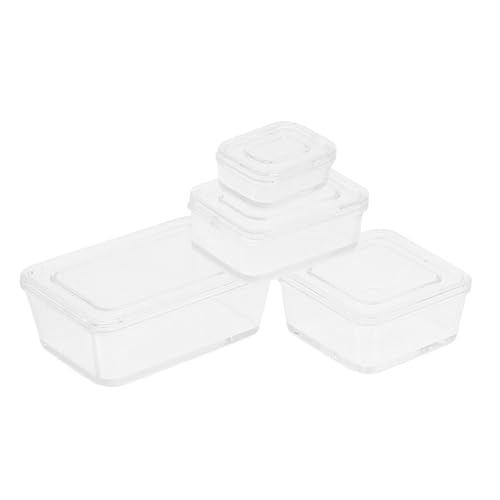 ifundom 4stücke Miniatur Aufbewahrungsboxen Für Puppenhäuser Transparente Langlebige Und Leichte Snack-Storage-Modelle Für Küche Und Dekoration Spielzeug Und Kreative Nutzung ifundom 4stücke Miniatur Aufbewahrungsboxen Für Puppenhäuser Transparente Langlebige Und Leichte Snack-Storage-Modelle Für Küche Und Dekoration Spielzeug Und Kreative Nutzung von ifundom