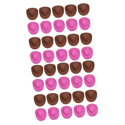 ifundom 40stücke Mini Cowboyhüte Aus Kunststoff Für Puppen- Und Leichte Dekorative Hüte Für Bastelprojekte Und Partys Für Puppendekoration Und Geburtstagsfeiern ifundom 40stücke Mini Cowboyhüte Aus Kunststoff Für Puppen- Und Leichte Dekorative Hüte Für Bastelprojekte Und Partys Für Puppendekoration Und Geburtstagsfeiern von ifundom