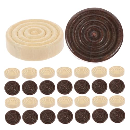 ifundom 48 Stück Teiliges Runde Holz-spielsteine Stapelbar Einsetzbar für Brettspiele Lernspielzeug für Strategische Denkspiele Holzfarbene und Dunkelbraune Ersatzteile für Dame Schach und ifundom 48 Stück Teiliges Runde Holz-spielsteine Stapelbar Einsetzbar für Brettspiele Lernspielzeug für Strategische Denkspiele Holzfarbene und Dunkelbraune Ersatzteile für Dame Schach und von ifundom