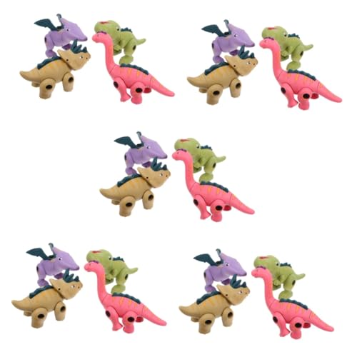 ifundom 5 Sets Dinosaurier Spielzeug Dinosaurier Spleißen Spielzeug Dinosaurier Modell Spielzeug Dinosaurier Zusammenbauen Spielzeug Dinosaurier Montage Spielzeug Dinosaurier von ifundom