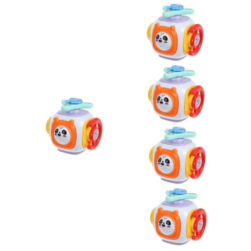 ifundom 5 Stück Flugzeug Busy Ball Pädagogischer Aktivitätswürfel Entwicklung Sensorischer Busy Cube Busy Cube Spielzeug Busy Cube Vorschul Lernspielzeug Busy Cube Für Kleinkind von ifundom