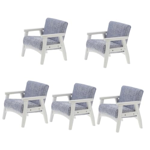 ifundom 5 Stück Puppenhaus Sofa Praktisches Mini Sofa Dekorativ Kleines Sofa Miniatur Szene Couch Modell Mini Sofa Möbel Winziges Couch Modell Puppenhaus Sofa Miniatur Sofa von ifundom