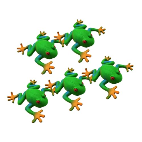 ifundom 5 Stück Teiliges Weiches Quetschspielzeug Frosch Design Kleines Stressabbau Flexiblem TPR Lustiges Tier Squeeze Toy für Eltern zur Entspannung und Fingerübungen ifundom 5 Stück Teiliges Weiches Quetschspielzeug Frosch Design Kleines Stressabbau Flexiblem TPR Lustiges Tier Squeeze Toy für Eltern zur Entspannung und Fingerübungen von ifundom