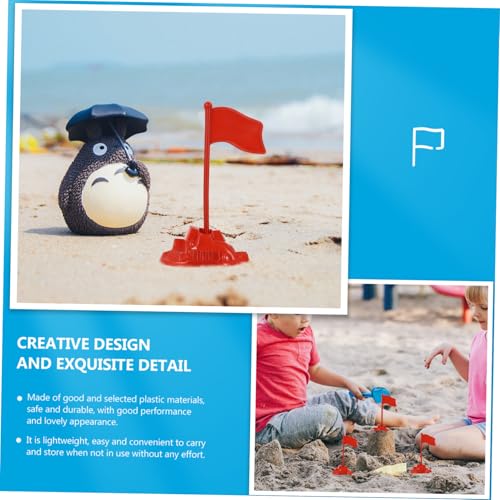 ifundom 50 Sätze Teiliges Miniatur rote Fahnen modellset Kunststoff Rot Flagge Dekor Sandtisch Zubehör Leicht Tragbar für DIY Szenen ifundom 50 Sätze Teiliges Miniatur rote Fahnen modellset Kunststoff Rot Flagge Dekor Sandtisch Zubehör Leicht Tragbar für DIY Szenen von ifundom