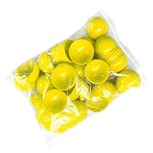 ifundom 50 Stück Aktivität Bunte Bälle Aktivität Lotteriebälle Aktivitätsbälle Kapselball aus Verkaufsautomaten Los Amusement glucksbringer Bälle Aktivität Spiel Lotteriekugeln Yellow von ifundom