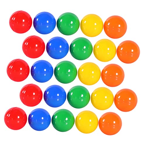 ifundom 50 Stück Lotteriekugel bunte Bingokugeln Bälle rufen tragbare Spielbälle interessante Lottokugeln tischtennisball tischfussball Aktivitätspartybälle interessante Spielbälle Plastik von ifundom
