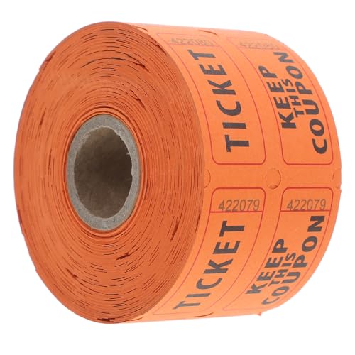 ifundom 500 Stück Doppelte Raffle Tickets mit Perforation und Beschreibbarem Feld für Event Verlosungen Partys Feiertage und Fundraiser Orange Leicht Abreißbar ifundom 500 Stück Doppelte Raffle Tickets mit Perforation und Beschreibbarem Feld für Event Verlosungen Partys Feiertage und Fundraiser Orange Leicht Abreißbar von ifundom