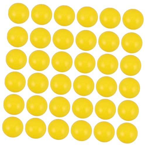 ifundom 50Pcs Ocean Ball Spielzeugbälle Für Ball Grube Kleine Bälle Für Ball Boxen Bälle Für Spielhausbaby Ball Pit Ball Pit Mini Schwimmball Runde Spielbällchen Gelbe Plastik von ifundom