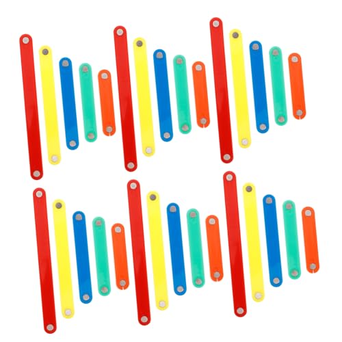 ifundom 50pcs Geometrische Magnetstäbe Set Mathe Manipulative Grundschule Geometrie Baustäbe Magnetstreifen Kinder Klassenzimmer Geometrie Werkzeuge Mathe-Spielzeug von ifundom