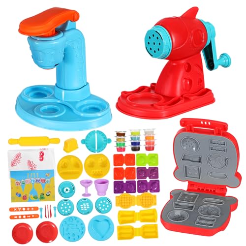 ifundom 51 Teiliges Knetset für Eiscreme Nudel und Hamburger Maschine Kindgerechtes Spielküchen Zubehör Fördert Kreativität und Motorische Fähigkeiten für Jungen und Mädchen Ab Jahren ifundom 51 Teiliges Knetset für Eiscreme Nudel und Hamburger Maschine Kindgerechtes Spielküchen Zubehör Fördert Kreativität und Motorische Fähigkeiten für Jungen und Mädchen Ab Jahren von ifundom