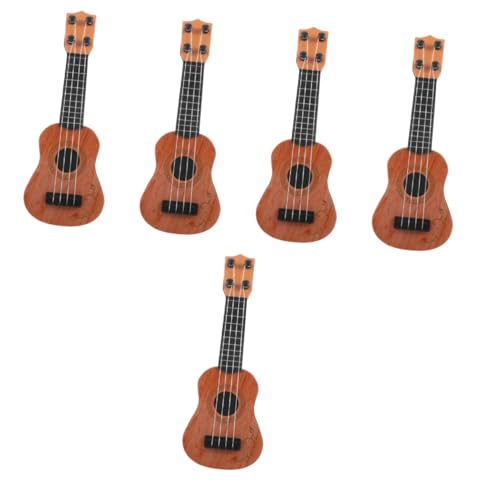 ifundom 5St Gitarrenspielzeug für Kinder realistische Gitarrenfigur Kinderspielzeug Ukulele Kinder Gitarre Spielzeug Musikalisches Spielzeug für Kinder Musikinstrument Mini-Instrument Abs von ifundom