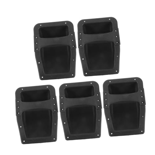 ifundom 5St Lautsprechergriff Audio-Lautsprecherteile Ersatzgriff für Lautsprecher Griffband für Gitarrenverstärker Sound Cases Eisengriff Vintage-Verstärkergriff Trageriemen Plastik Black von ifundom