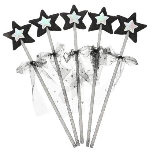 ifundom 5St Zauberstab Fairy Wand für Jungs spielzeuge Jungen zauberw Bausatz Neon basteln Kinderfeenstock Feenstab für Halloween Plastik Silver von ifundom