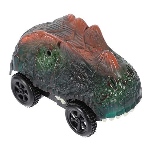 ifundom 5st Dinosaurier-Auto Rennfahrzeuge Tiere Spielzeug Mini Auto Elektroautos Für Kinder Elektroauto Für Kinder LKW-Spielzeug Kinder Elektrofahrzeuge Kinderauto Autospielzeug Green Abs von ifundom