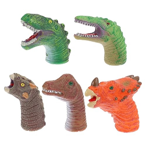 ifundom Spielzeug Für Jungen Und Mädchen Dinosaurier-fingerpuppen-Set Handpuppenspielzeug Kinderpuppenspielzeug Aus Sicherem Material von ifundom