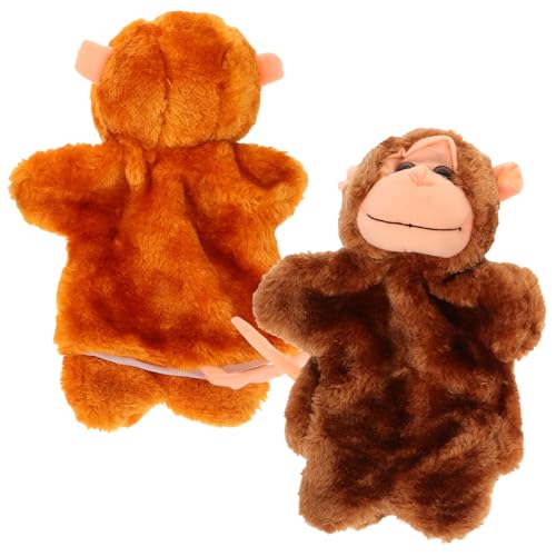 ifundom 6 STK Handpuppe Handaffe-Puppe Affenpuppe Affenspielzeug Affenhand Stofftier Monkey Toy Monkey Spielzeug lebensechtes Handspielzeug dekorative Handpuppe PP Baumwolle von ifundom