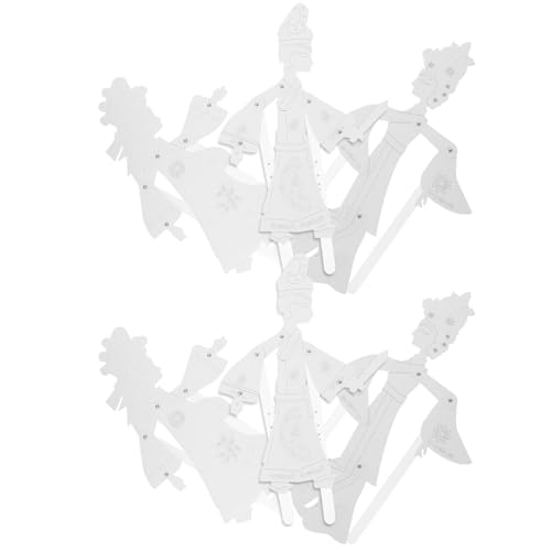 ifundom 6 STK Schattenspielspielzeug Schattenfiguren für Silhouettenpuppen bastelzeug handwerkskunst Toys handgefertigter Schattenpuppenspiel-Bausatz interessanter Bausatz Papier von ifundom