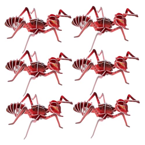 ifundom 6 Stück Teiliges Ameisenpuzzle Stem Wissenschaftsexperiment Bausatz Insektenmodell Lernspielzeug für Feinmotorik Kreativität und Naturwissenschaftliches Verständnis ifundom 6 Stück Teiliges Ameisenpuzzle Stem Wissenschaftsexperiment Bausatz Insektenmodell Lernspielzeug für Feinmotorik Kreativität und Naturwissenschaftliches Verständnis von ifundom