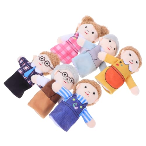 ifundom 6 Stück Teiliges Plüsch Fingerpuppen Familie für Kuscheliges Rollenspiel und Geschichten Erzählen Fördert Kreativität Sprachentwicklung für Vorschule Zuhause Theater Eltern und ifundom 6 Stück Teiliges Plüsch Fingerpuppen Familie für Kuscheliges Rollenspiel und Geschichten Erzählen Fördert Kreativität Sprachentwicklung für Vorschule Zuhause Theater Eltern und von ifundom