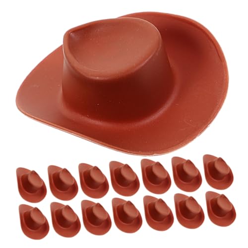ifundom 60 Stück Teiliges Mini Western Cowgirl Hüte Braune Mini Cowboy Caps Leichte Party Basteldekoration Detailreiche Handgefertigte Puppenhüte Kindgerechtes Design für Indoor ifundom 60 Stück Teiliges Mini Western Cowgirl Hüte Braune Mini Cowboy Caps Leichte Party Basteldekoration Detailreiche Handgefertigte Puppenhüte Kindgerechtes Design für Indoor von ifundom