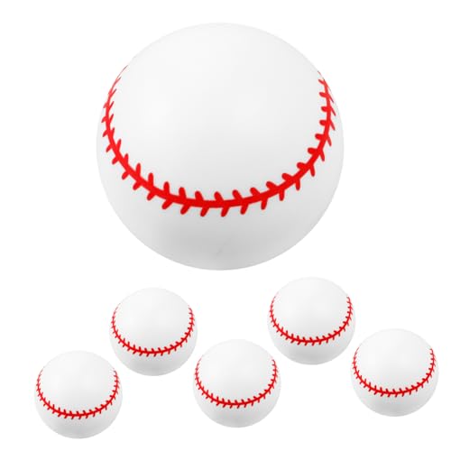 ifundom 6St aufblasbarer Baseball bläst Baseballschläger auf Spielzeug für Strandspiele Kinder Spielzeug Baseball PVC-Baseball Baseball begünstigt Baseball-Partygeschenke Babybälle Weiß von ifundom