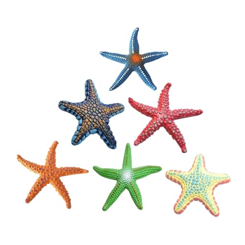 ifundom 6er-Pack Sea Star-tauchspielzeuge Schwimmbadspielzeug Für Kinder Tauchspielzeug Wasserspielzeug Unschädlich Und Sicher Für Kinder Entzückendes Und Interessantes Poolspielzeug von ifundom