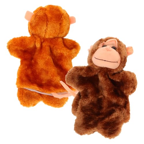 ifundom 8 STK Handpuppe Monkey Toy Monkey Spielzeug Affenmutter-Geschichtenerzählspielzeug Storytime-Handspielzeug Affenpuppe realistische Handpuppe Affen-Handspielzeug PP Baumwolle von ifundom