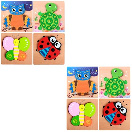 ifundom 8 Sätze Holzpuzzle Für Jungen Puzzletisch 3D-Puzzles Für Kinder Holzpuzzles Für Kinder Puzzles Aus Holz Hölzern von ifundom