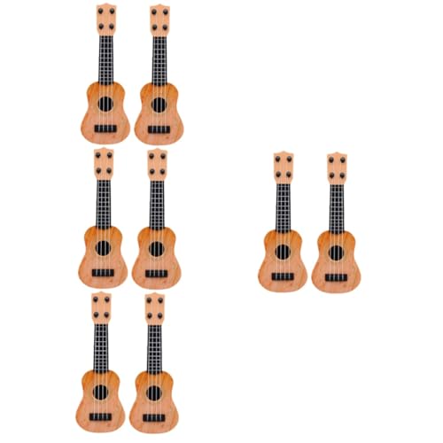 ifundom 8 STK Mini-Ukulele Spielzeug für Musikinstrumente für Kleinkinder Kinder-Ukulele-Spielzeug kinderinstrumente musikinstrumente für Kinder Mädchenspielzeug Kinderspielzeug Plastik von ifundom