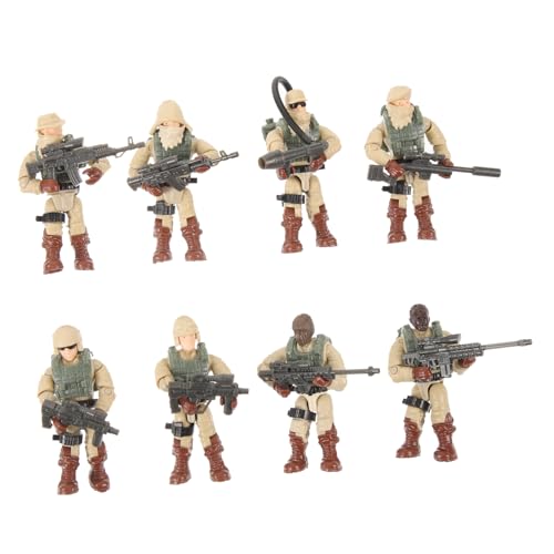 ifundom 8 Stück Teiliges Mini Soldaten Figuren Bewegliche Militärische Miniatur Menschen Modelle Realistische Sandtisch Deko Handliches für Bastler ifundom 8 Stück Teiliges Mini Soldaten Figuren Bewegliche Militärische Miniatur Menschen Modelle Realistische Sandtisch Deko Handliches für Bastler von ifundom
