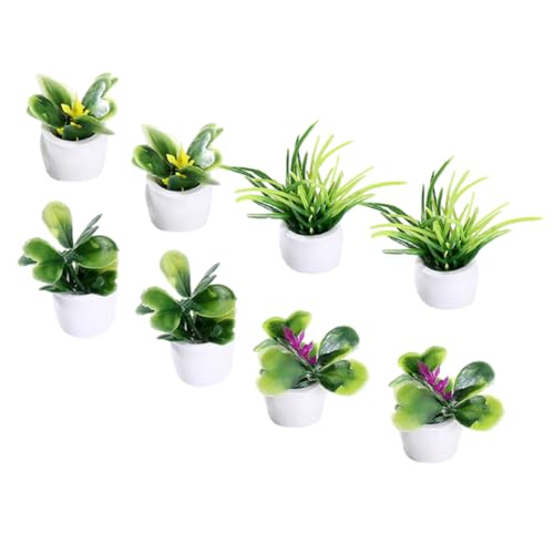 ifundom 8 Stück Teiliges Miniatur Bonsai Pflanzen Kleine Dekorative Topfpflanzen aus Resin Lebensechte Miniaturpflanzen für Puppenhaus und Miniaturdeko Farbenfroh Leicht und Langlebig ifundom 8 Stück Teiliges Miniatur Bonsai Pflanzen Kleine Dekorative Topfpflanzen aus Resin Lebensechte Miniaturpflanzen für Puppenhaus und Miniaturdeko Farbenfroh Leicht und Langlebig von ifundom