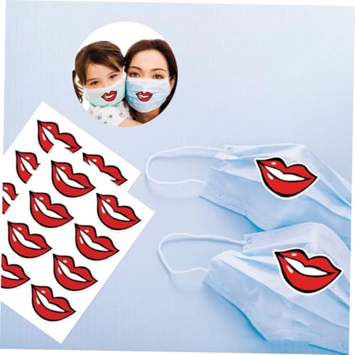 ifundom 80 Stück Teiliges Masken Aufkleber mit Lachenden Lippen Selbstklebend Langlebig aus Premium Kunststoff für Servicebranche Einfache Anbringung Trockenen Glatten Oberflächen ifundom 80 Stück Teiliges Masken Aufkleber mit Lachenden Lippen Selbstklebend Langlebig aus Premium Kunststoff für Servicebranche Einfache Anbringung Trockenen Glatten Oberflächen von ifundom