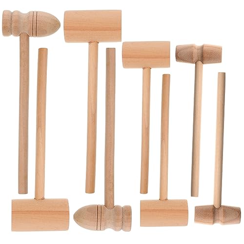 ifundom 8St Mini-Holzhammer Ostern Holzhammer Leistung Kind Babyspielzeug -Hammer coop Geld Werkzeug spielzeuge fleischhammer Haushammer Eierklopfhammer Küchenhammer von ifundom