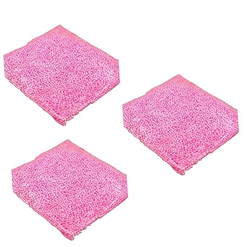 ifundom 9 Packungen Perlen Minibälle DIY & Handwerk Lila Wurfkissen Für Das Bett Miniaturbausatz Verpackungsfüller Tischdeko in Roségold Mini-bohnensäcke Roségoldenes Dekor Rosa Dekor von ifundom