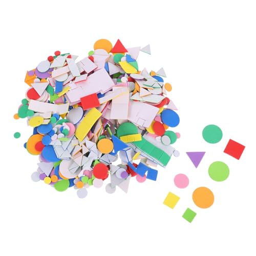 ifundom 960 Stück Handgefertigte Aufkleber Aus Eva Schaum Geometrischer Aufnäher Aus Schaumstoff Für Sammelalben Grußkarten Und Klassenzimmerdekor Für Jungen Und Mädchen ifundom 960 Stück Handgefertigte Aufkleber Aus Eva Schaum Geometrischer Aufnäher Aus Schaumstoff Für Sammelalben Grußkarten Und Klassenzimmerdekor Für Jungen Und Mädchen von ifundom