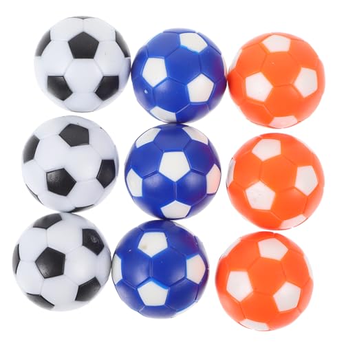 ifundom 9-teiliges Tischfußballset Mini-fußbälle für Jungen und Mädchen Bunte Desktop-spielbälle Ersatz Aus HIPS-Material für Den Tischfußballtisch von ifundom