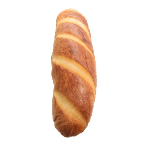 ifundom Brotplüschkissen Kissen in Brotform Lendenkissen Tierkissen Brot-körperkissen 3D-brotkissen Butterbrotkissen Französisches Brotkissen Grissinikissen Toastbrotkissen Essenskissen von ifundom