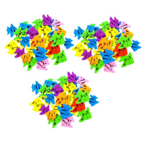 ifundom Bunte Fischform Eva Schwamm Sticker Selbstklebend DIY Bastelset für Schule Farb Formerkennung Sicher Langlebig Scrapbook Grußkarten Dekoration ifundom Bunte Fischform Eva Schwamm Sticker Selbstklebend DIY Bastelset für Schule Farb Formerkennung Sicher Langlebig Scrapbook Grußkarten Dekoration von ifundom