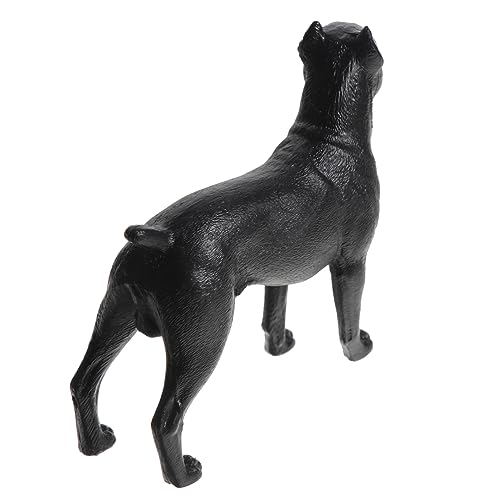 ifundom Cane Corso-Modell Stock Hundefigur Spaniel Hundeschmuck Für Lebensechter Hund Tiere Dackel Hunde-sammelfigur Realistischer Hund Tierfigur Plastik Black von ifundom