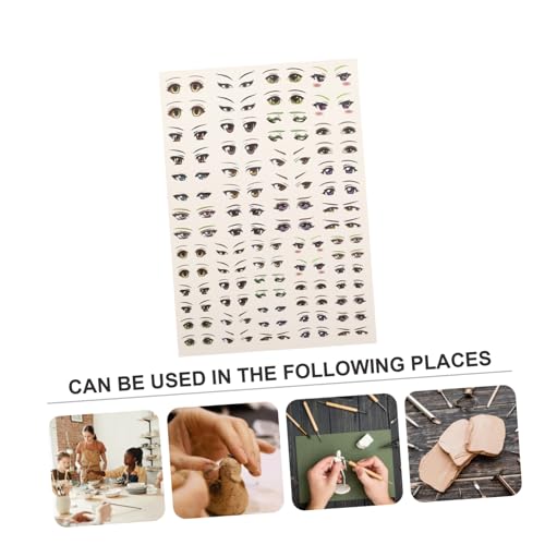 ifundom Cartoon Augen Aufkleber Papier Selbstklebend Langlebig für DIY Puppen Gesichter Basteln Animation Bastelaugen Vielseitig Farbig für Figuren Dekoration ifundom Cartoon Augen Aufkleber Papier Selbstklebend Langlebig für DIY Puppen Gesichter Basteln Animation Bastelaugen Vielseitig Farbig für Figuren Dekoration von ifundom